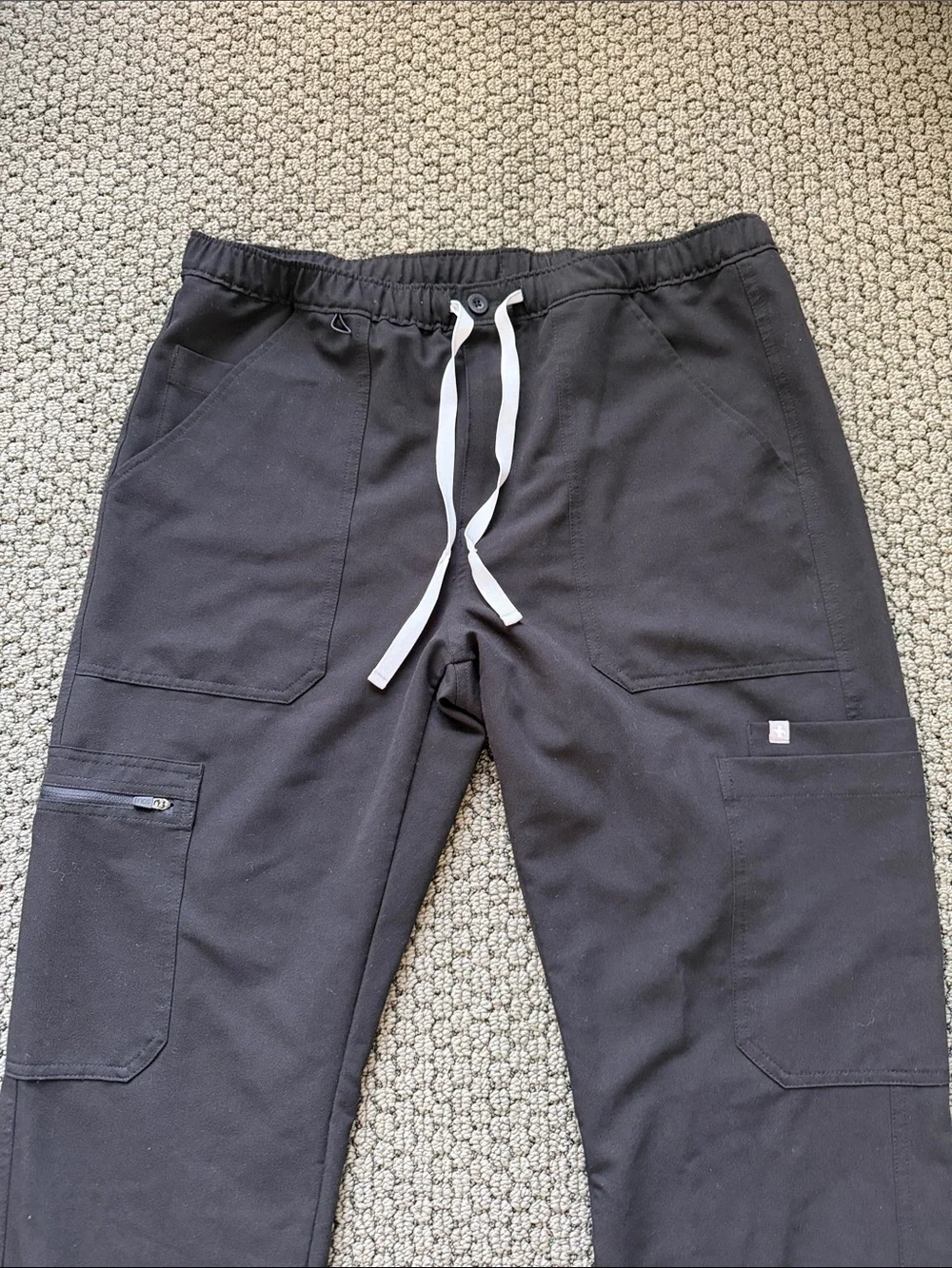 Men’s Figs Black Cairo Straight-Leg Scrub Pants